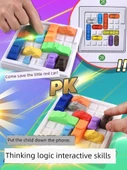 Araba Klotski Puzzle Oyunu - Sıkı Kuşatmayı Aşma Mavi [40 Çit] + Tahmin Karakter - 3