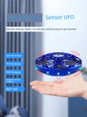UFO Sensörlü Uçan Top - Mavi - 3