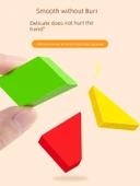 Kayın Ağacı T Şekilli Puzzle - 5 Adet - Ahşap thumbnail 4