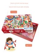 Çin Yeni Yılı Ejderha Dansı Puzzle - Ejderha Dansı 200 Parça Beyaz Kart - 6