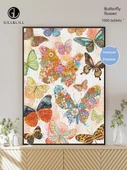 1000 Parça Kelebek Çiçek Puzzle - 2