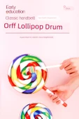 Lolipop El Davulu - Plastik Saplı - 20 cm - 7