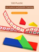 Kayın Ağacı T Şekilli Puzzle - 5 Adet - Ahşap thumbnail 5