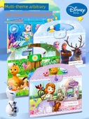 DIY Karikatür Sticker Kitabı - [Büyük/Baba Küçük Sihirli Peri] 6 Sahne + 4 Sticker Seti - 6