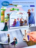 DIY Karikatür Sticker Kitabı - [Büyük/Baba Küçük Sihirli Peri] 6 Sahne + 4 Sticker Seti - 2