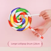 Lolipop El Davulu - Plastik Saplı - 20 cm - 1