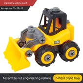 Somunlu Mühendislik Serisi Forklift Oyuncak - 1