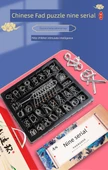 Metal Çin Zeka Oyunu - 40 Parça Kalınlaştırılmış Halka Çözme [Hediyelik Kutu] - 8