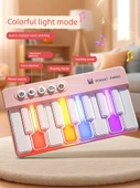 Mini Elektronik Org Oyuncak - Pembe - Pilli - 3
