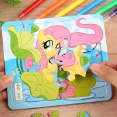 My Little Pony Çocuk Yapboz - Mutlu Çiftlik Seti (6 Yapboz, Boyama Kalemi, Bileklik) - 3
