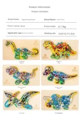 Dinozor Dijital Puzzle - Tyrannosaurus Rex - 9