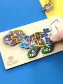 Dinozor Dijital Puzzle - Tyrannosaurus Rex - 3