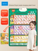 Eğitici Duvar Tablosu - Çince Pinyin + İngilizce Fonetik Alfabe thumbnail 2