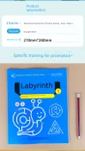 Çocuk Zeka Labirent Oyunu - Yürüme Labirent Oyunu [Başlangıç Seviye] - 9