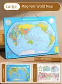 Manyetik Dünya Haritası Puzzle - Büyük Boy (420*290mm) - 1
