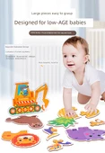 Eğitici Puzzle - Meyve ve Sebze Eşleştirme (50 Parça) - 1-2 Yaş - 9