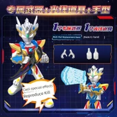 Ultraman Obbu Yapı Blokları - Zeta Altman Alfa Zırhı - Silahlı +3 Rakip + Işıklı - 5