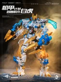 Dört Büyük Canavar Bazalt Mecha Dönüşen Yapı Blokları - 8