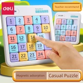 Manyetik Dijital Klotski Bulmacası - Beyaz 4x4 + 5x5 Set - 2