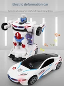 Oyuncak Robot Araba - Dönüşen Model (Pilli Versiyon) - 5