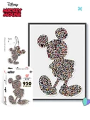 950 Parça Özel Şekilli Mickey Mouse Puzzle - Çizimler ve Yapıştırıcı Dahil - 3