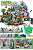Minecraft Organ Mağarası Köyü Yapım Oyuncakları - Asansörlü Yeni Organ Mağarası (Varil, Ejderha 2 + Işık) - 10