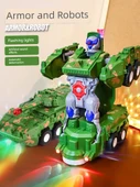 Dönüşen Zırhlı Tank King Kong Oyuncak - Standart Versiyon: 3 Pilli - 6