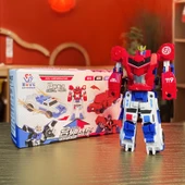İki-in-Bir Deformasyon Voltron Manyetik Robot Araba Eğitici Oyuncak - İki-in-one manyetik kombinasyon Ares - 3