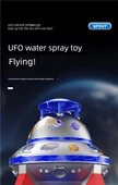 UFO Su Fışkırtan Roket - Mavi [Musluk + Taban] + 5m Su Hortumu - 7