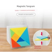 Manyetik Olmayan Tangram Puzzle - Küçük Boy Videolu Anlatım (Model 2) - 8