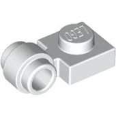 LEGO 4081 Beyaz 1x1 Tek Taraf Menteşe Plaka - 1