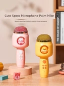 Çocuk Karaoke Mikrofon Oyuncak - 1.0 Üst Düzey Dayanıklı Sarı Ördek thumbnail 4