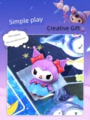Müzikli Sürpriz Oyuncak Kutusu - 120 Delikli Star Sanrio - 5 Oyuncak Bebek + 5 Nadir Kart - 7
