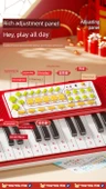 Çocuk Elektronik Org - 49 Tuşlu - Pembe Piyano Ses Kalitesi - 11