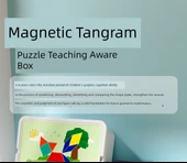 Manyetik Tangram Puzzle Seti - Değişken Tangram + Tetris [Ihlamur Premium] - 7