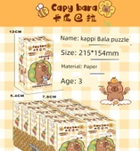 Kapibara Temalı Eğitici Puzzle - Rastgele 1 Kutu thumbnail 8