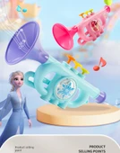 Disney Frozen Müzikli Tuşlu Hoparlör + 10 Delikli Mızıka + 8 Delikli Klarnet - 9