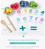 Montessori Boncuklu Balık Tutma ve Hafıza Oyunu - 10