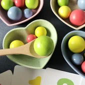 Montessori Boncuklu Balık Tutma ve Hafıza Oyunu - 4