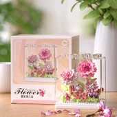 DIY Sukulent Saksı Yapı Taşları - Qimeng Çiçek Kutusu B [4 Kutu] 1280+ Parça - 2