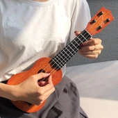 Çocuk Ukulele Gitar Oyuncak - Şeftali Ağacı Özü 38cm - 5