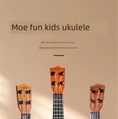 Çocuk Ukulele Gitar Oyuncak - Şeftali Ağacı Özü 38cm - 8