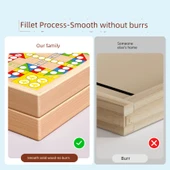 5'i 1 Arada Çocuk Oyuncak Seti - 210 Parça 3D Mıknatıslı Yapbozlu Elastik Satranç thumbnail 5