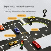 3D Trafik Kartlı Şehir İçi Raylı Sistem Oyun Seti - 5