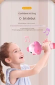 Çocuk Karaoke Makinesi - Moe Tavuk Mikrofon Sarı - 9