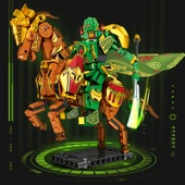 2 Değişimli Lyu Bu Mecha Yapı Seti - Silahlı - 505 Parça thumbnail 4