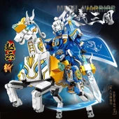 2 Değişimli Lyu Bu Mecha Yapı Seti - Silahlı - 505 Parça thumbnail 6