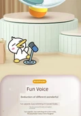 Çocuk Karaoke Makinesi - Moe Tavuk Mikrofon Sarı - 11