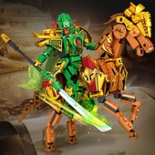 2 Değişimli Lyu Bu Mecha Yapı Seti - Silahlı - 505 Parça thumbnail 3