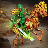 Guan Yu Mecha Yapı Seti - Tabanlıklı ve Silahlı - 463 Parça - 2